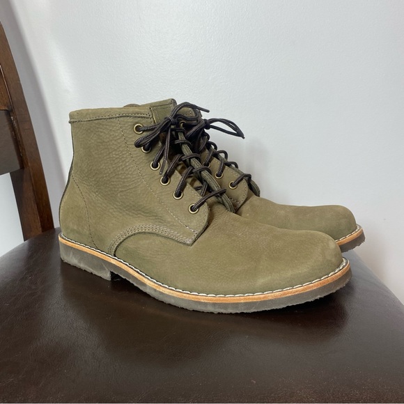 Roots Other - Roots Mens Lace Up Boots Khaki Green size 10